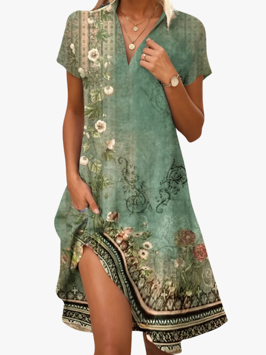 Helvano | Bedrucktes Midikleid für Damen