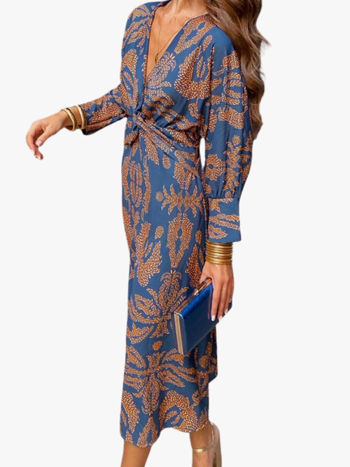 Helvano | Bedrucktes Midikleid für Damen