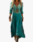 Helvano | Vintage Blumenkleid für Damen