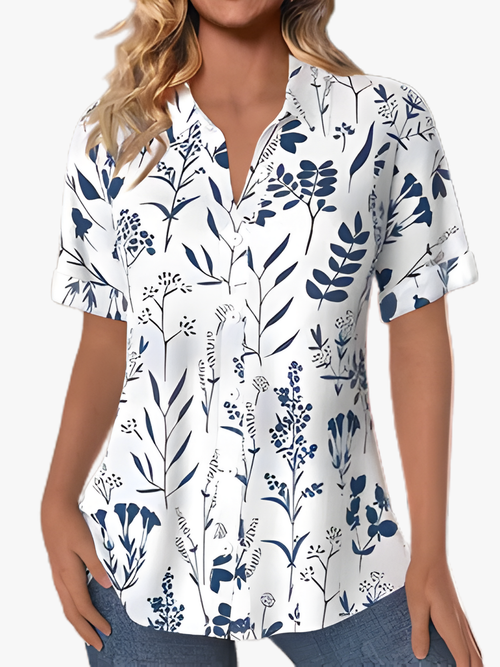 Helvano | Blusen mit Blätterprint für Damen