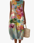 Helvano | Buntes Vintage-Kleid für Damen