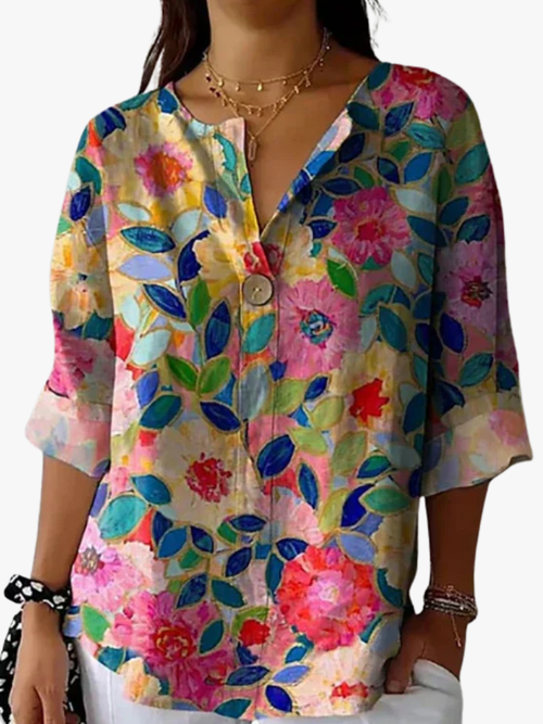 Helvano | Geblümte Bluse für Damen