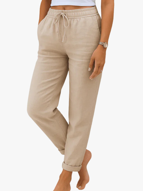 Helvano | Stretch-Leinenhose für Damen