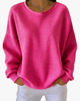 Helvano | Oversized Waffelstrick-Pullover für Damen
