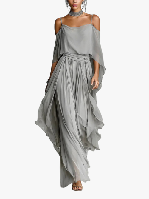 Helvano | Elegantes Chiffon-Set für Damen