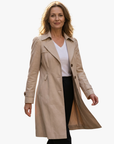Helvano | Eleganter langer Mantel für Damen