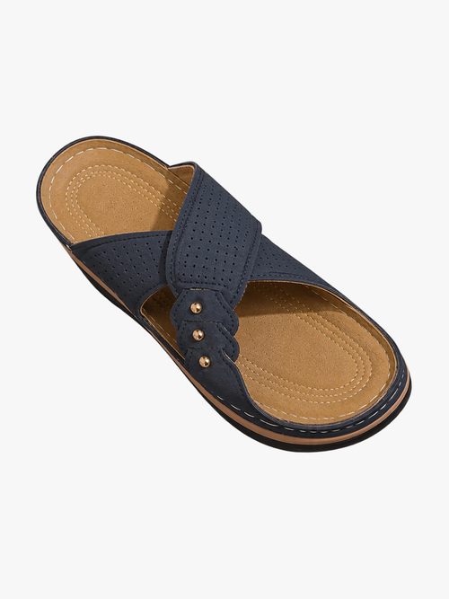 Helvano | Damen-Sandalen mit Keilabsatz