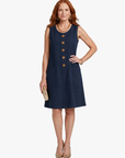 Helvano | Sommerkleid mit Knopfleiste für Damen