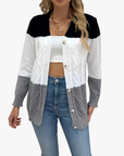 Helvano | Patchwork-Strickjacke für Damen