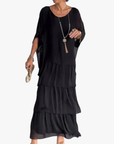 Helvano | Fliessendes Maxikleid für Damen