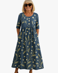 Helvano | Midikleid mit Blumenmuster für Damen