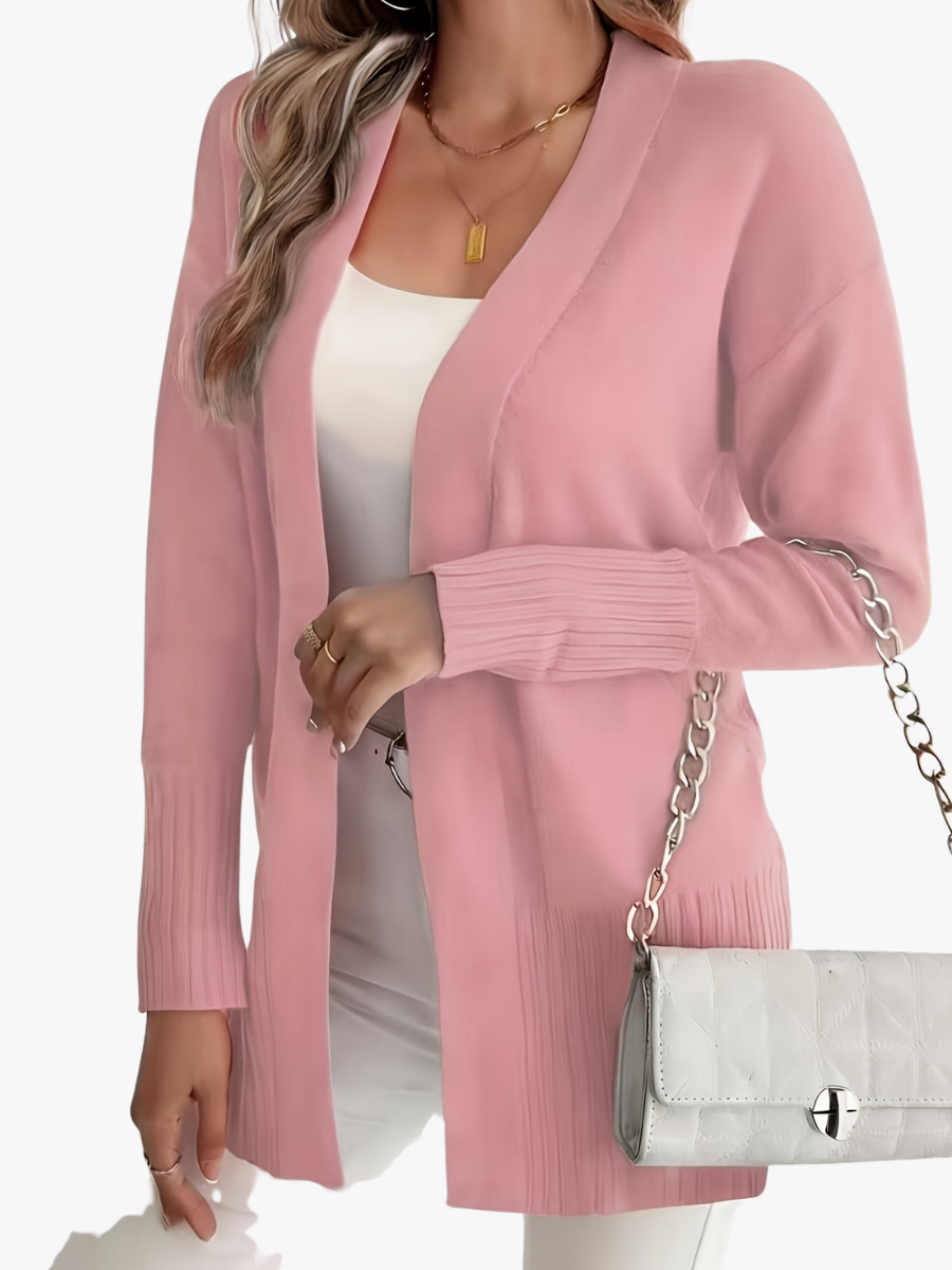 Helvano | Lange Strickjacke für Damen