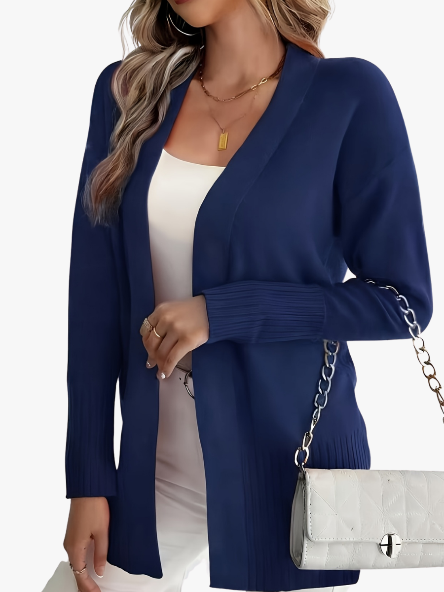 Helvano | Lange Strickjacke für Damen