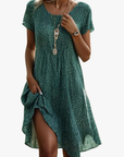 Helvano | Midikleid für Damen mit Blumenmuster