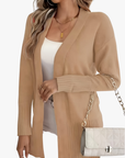 Helvano | Lange Strickjacke für Damen