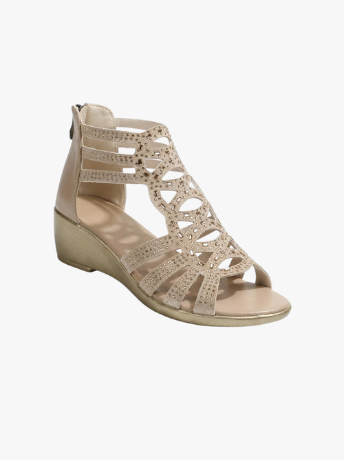 Helvano | Keilsandalen mit Reissverschluss für Damen