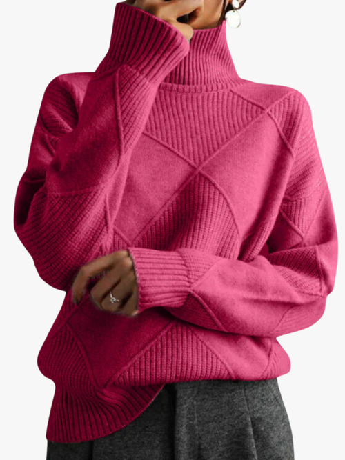 Helvano | Oversized Rollkragenpullover für Damen