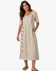 Helvano | Gestreiftes Sommerkleid für Damen
