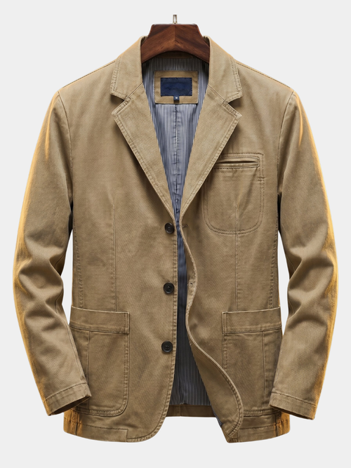 Helvano | Dickes Jeanshemd für Herren
