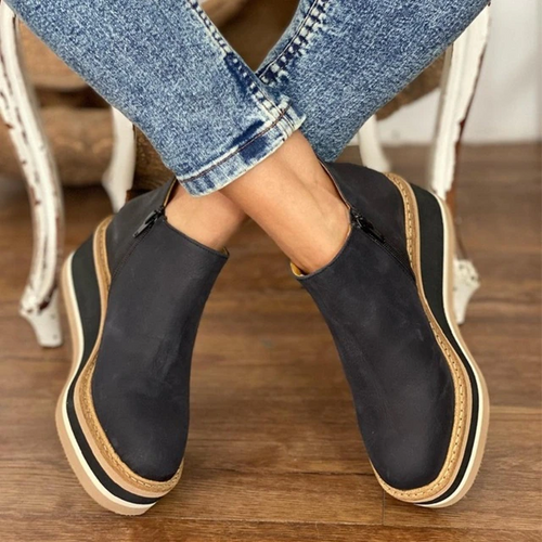 Helvano | Lederstiefel mit ergonomischer Einlegesohle für Damen