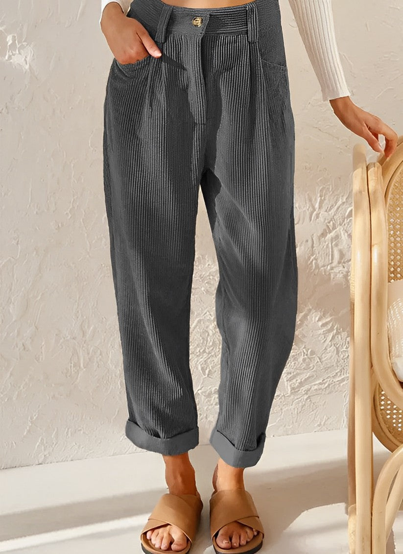 Helvano | Gerade Cordhose für Damen