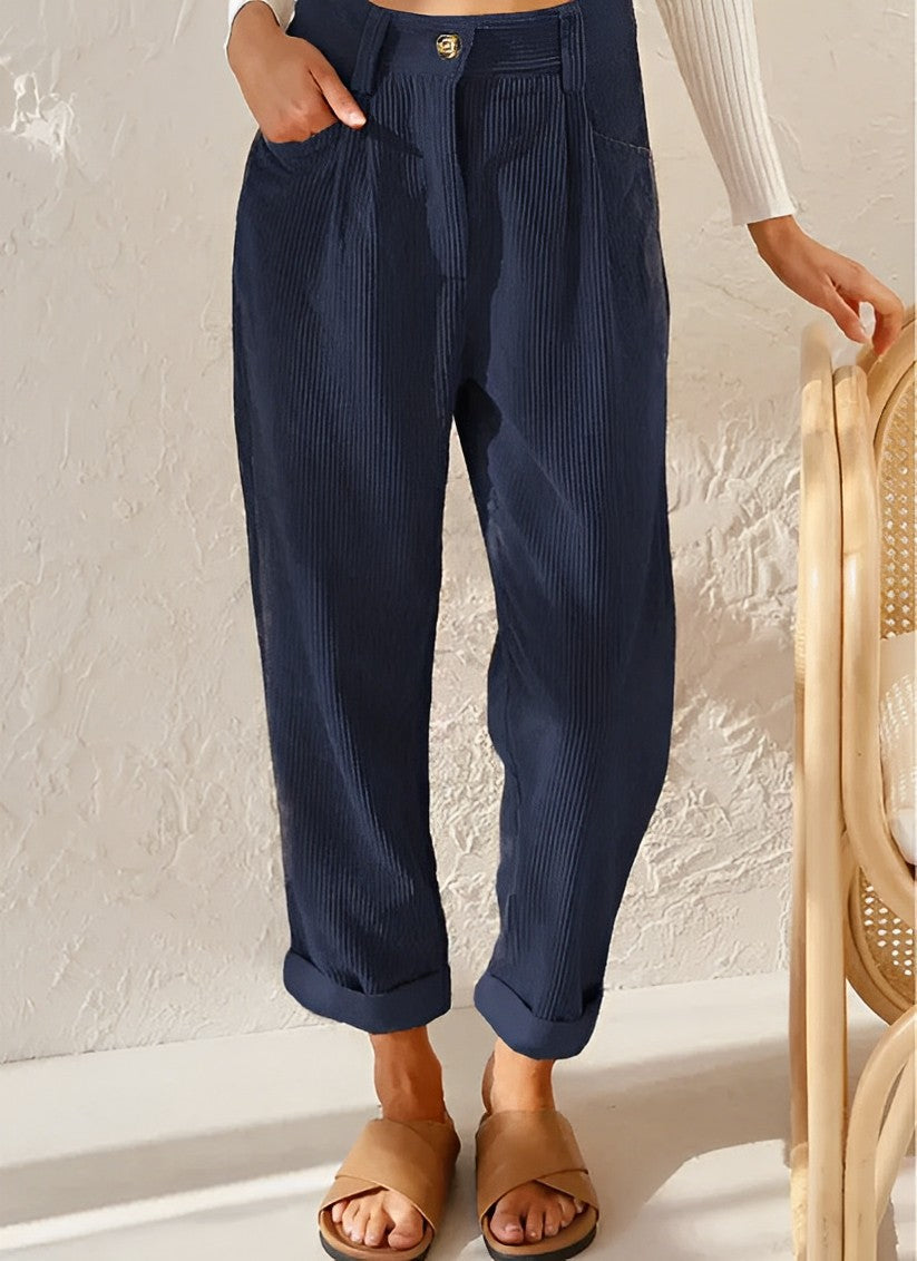 Helvano | Gerade Cordhose für Damen
