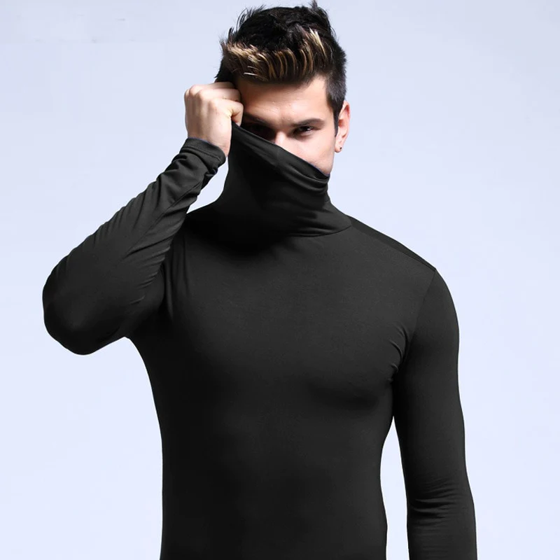 Helvano | Thermo-Unterhemd mit Langem Kragen für Herren