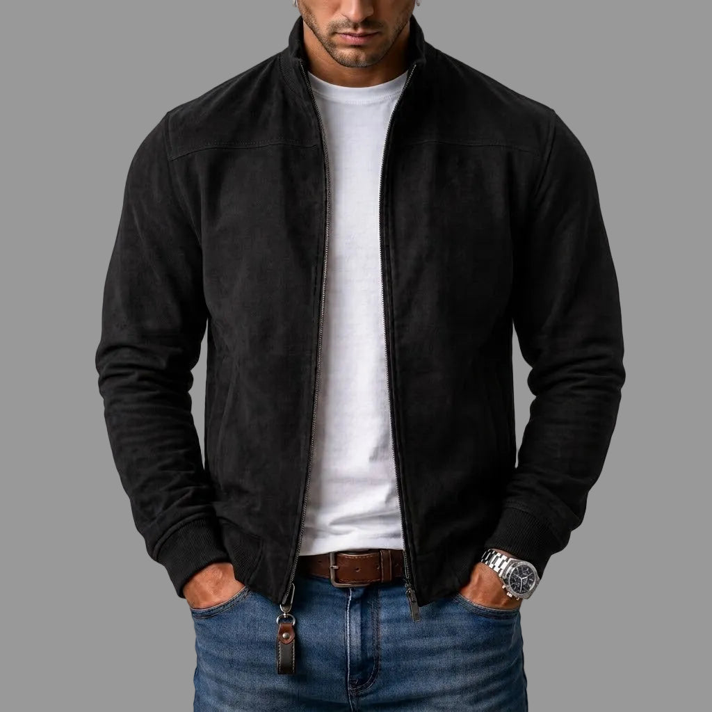 Helvano | Herren Bomberjacke aus Wildleder