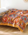 Helvano | Boho Wendedecke – Kuscheldecke