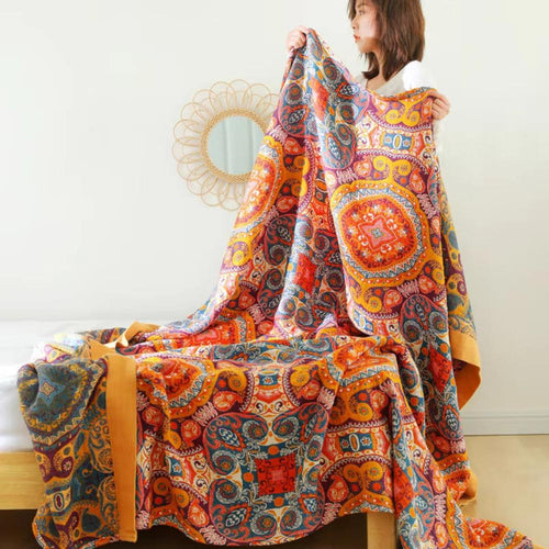 Helvano | Boho Wendedecke – Kuscheldecke