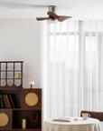 Helvano | Deckenventilator mit Licht und Holzflügeln