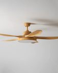 Helvano | Deckenventilator mit Licht in Holzoptik