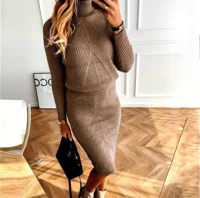 Helvano | Gemütliches Pullover-Strickkleid für Damen