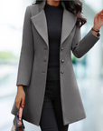 Helvano | Eleganter langer Mantel für Damen