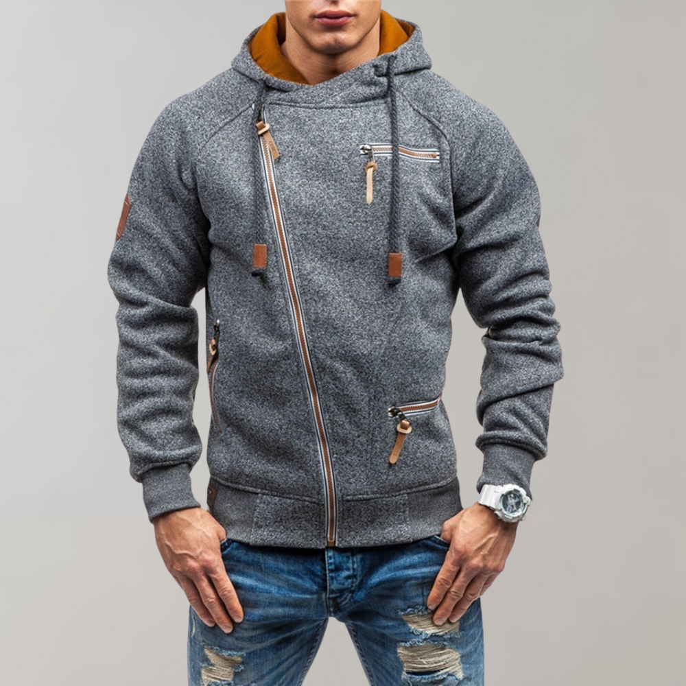 Helvano | Casual Zip-Hoodie für Herren