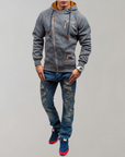 Helvano | Casual Zip-Hoodie für Herren