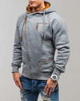 Helvano | Casual Zip-Hoodie für Herren