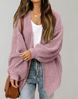 Helvano | Lockere offene Strickjacke für Damen