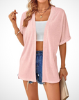 Helvano | Lässige offene Strickjacke für Damen