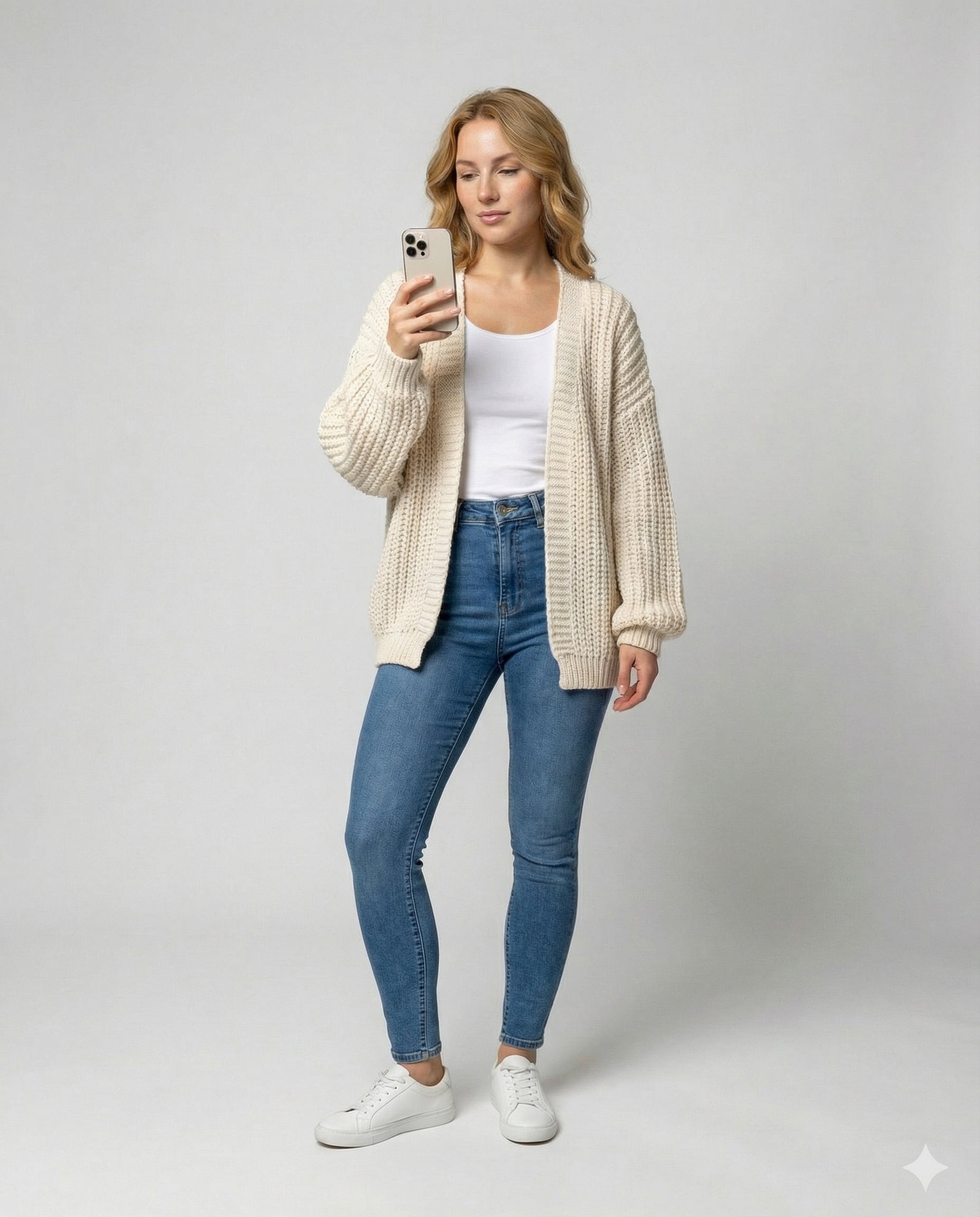 Helvano | Strickjacke für Damen mit Langarm