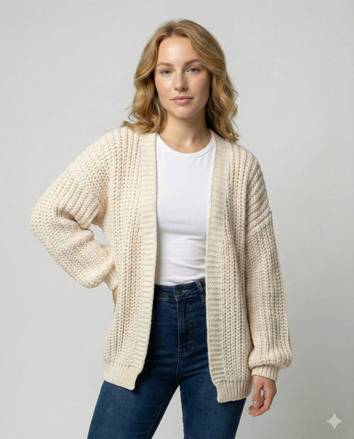 Helvano | Strickjacke für Damen mit Langarm