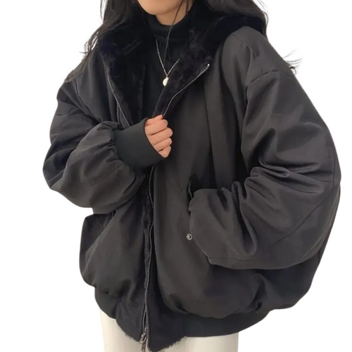 Helvano | Damen Winterjacke mit Kapuze und Taschen