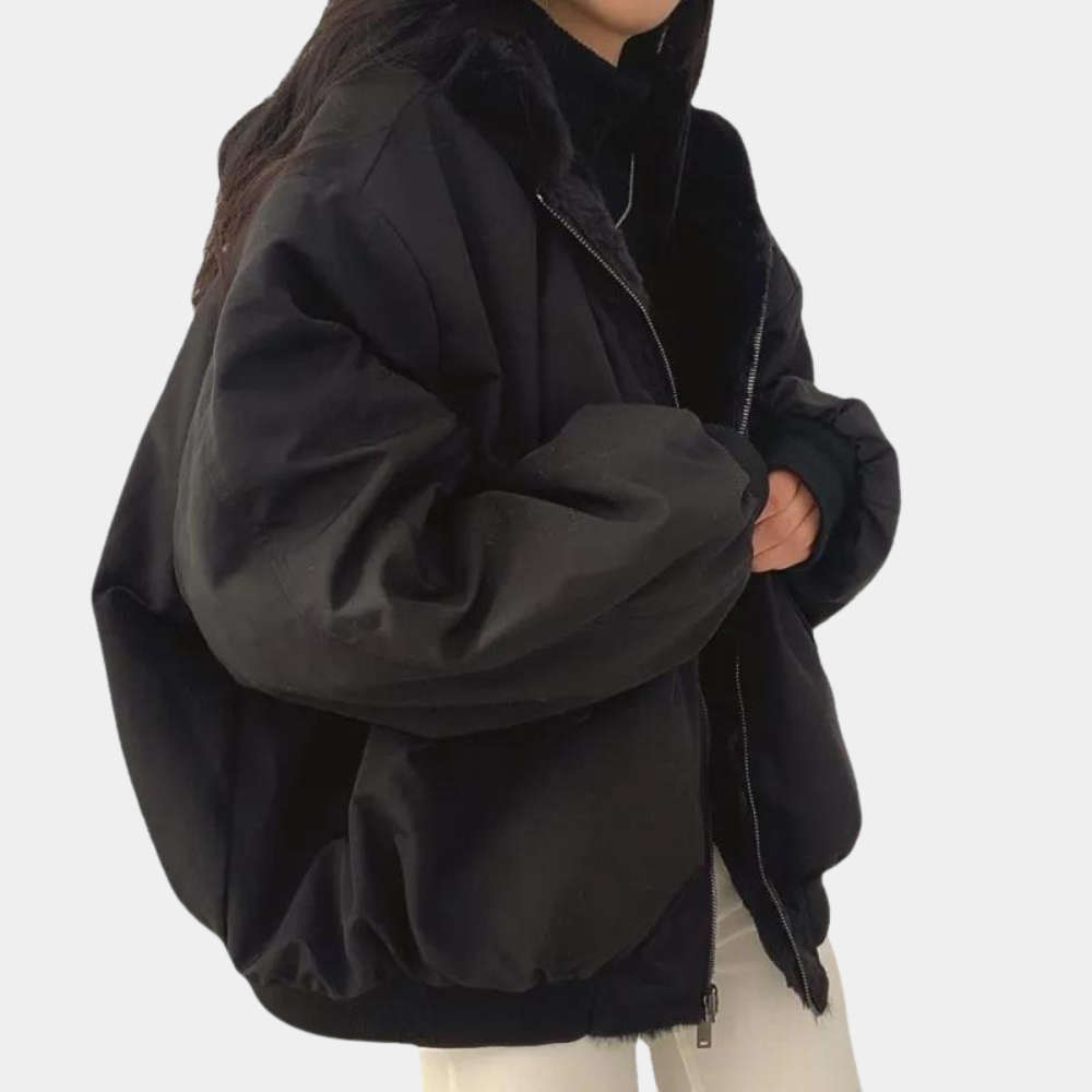 Helvano | Damen Winterjacke mit Kapuze und Taschen