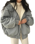 Helvano | Damen Winterjacke mit Kapuze und Taschen