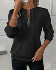 Helvano | Weicher Struktur-Strickpullover für Damen
