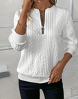 Helvano | Weicher Struktur-Strickpullover für Damen