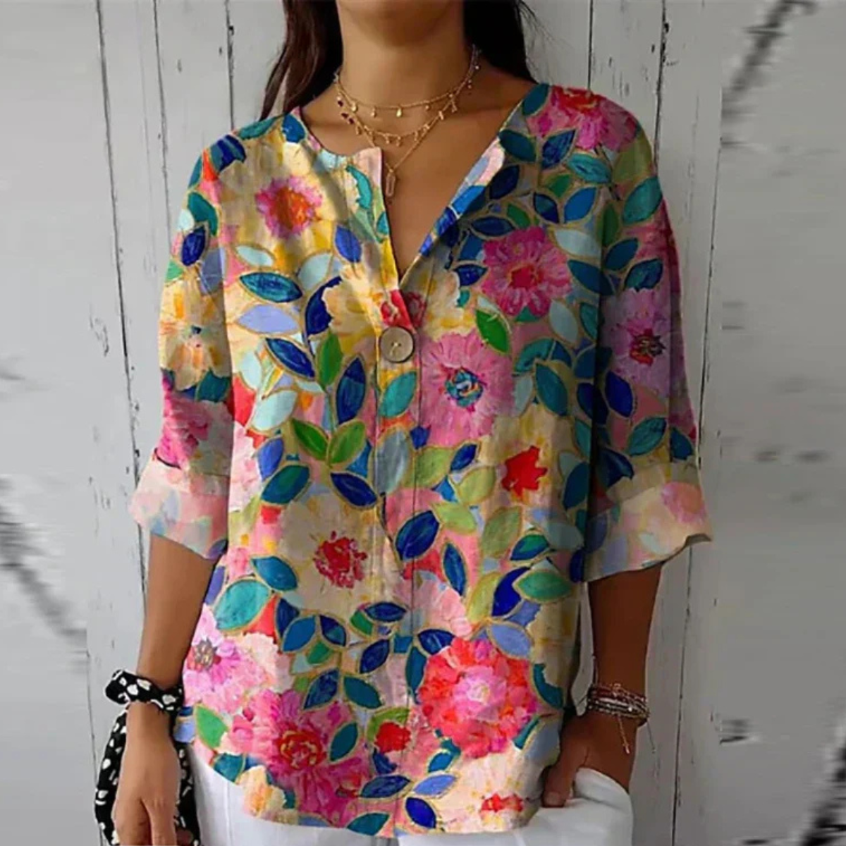 Helvano | Geblümte Bluse für Damen