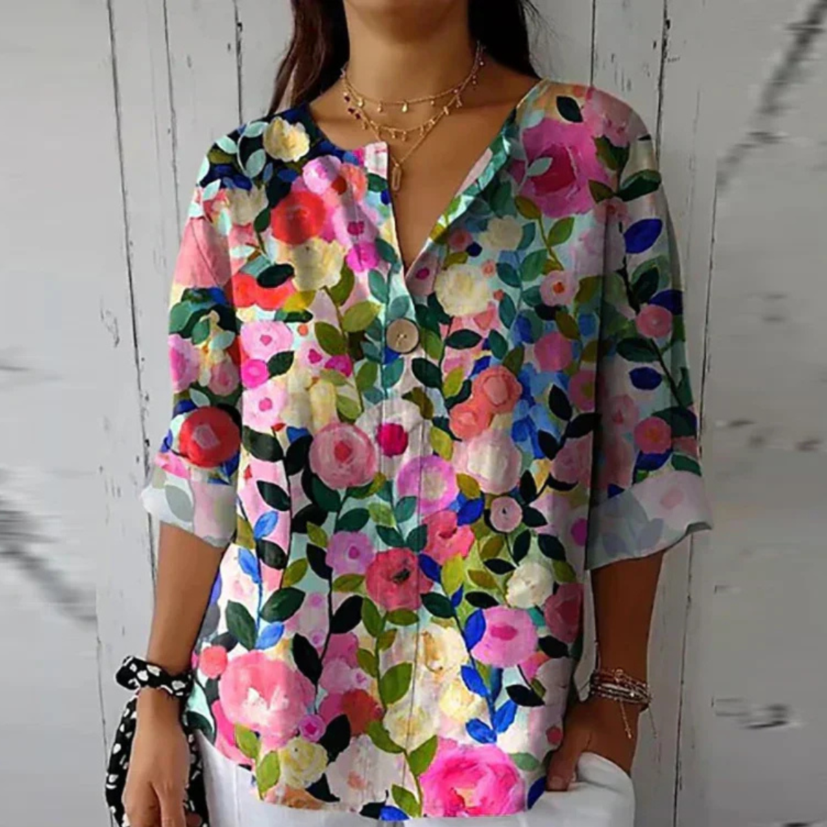 Helvano | Geblümte Bluse für Damen