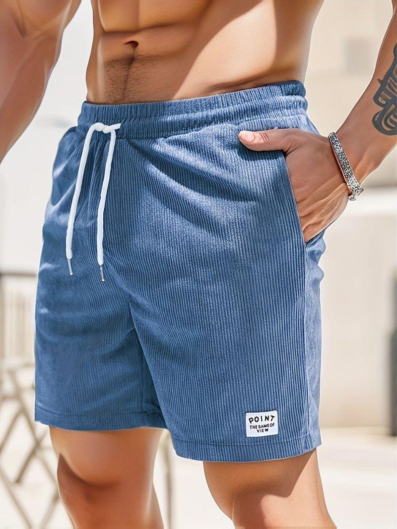 Helvano | Cord-Herrenshorts mit Kordelzug