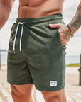 Helvano | Cord-Herrenshorts mit Kordelzug